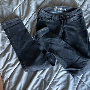 Bullhead Venice skinny jeans 2000s. Dark grey, Size 0, short.